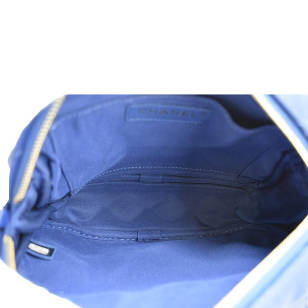 CHANEL CC Day Camera Small Caviar Leather Crossbody Bag Blue