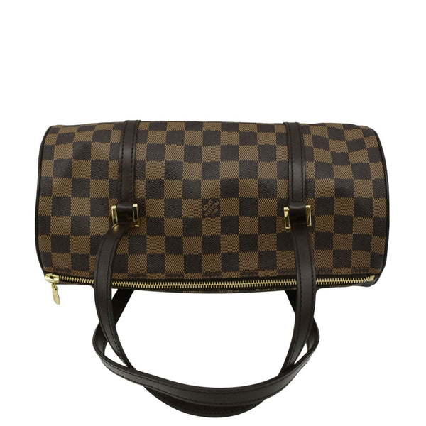 LOUIS VUITTON Papillon Damier Ebene Shoulder Bag Brown