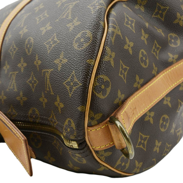 LOUIS VUITTON Keepall 50 Bandouliere Monogram Canvas Travel Bag Brown
