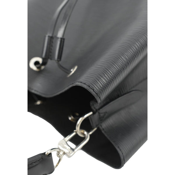 LOUIS VUITTON NeoNoe Shoulder Black bag Epi leather with right side clip