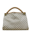 LOUIS VUITTON  Artsy MM Damier Azur Hobo Shoulder Bag White