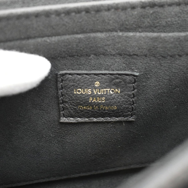 LOUIS VUITTON Lockme Tender Grained Calfskin Leather Shoulder Bag Black