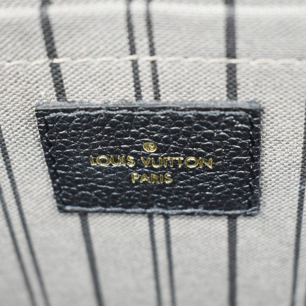 LOUIS VUITTON Montaigne MM Monogram Empreinte Shoulder Bag Black