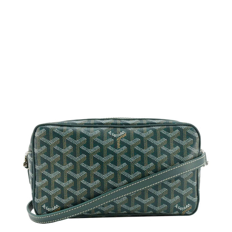 GOYARD Sac Cap Vert PM Canvas Shoulder Bag Green