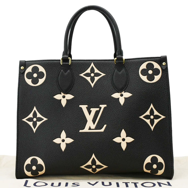 LOUIS VUITTON Onthego MM Giant Monogram Empreinte Leather front look