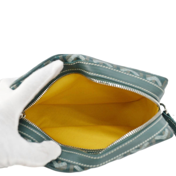 GOYARD Sac Cap Vert PM Canvas Shoulder Bag Green