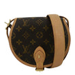LOUIS VUITTON Tambourin Monogram Canvas Crossbody Bag Brown