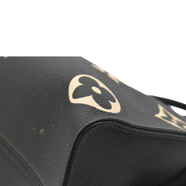 LOUIS VUITTON Onthego MM Giant Monogram Empreinte Leather Tote Bag Bicolor