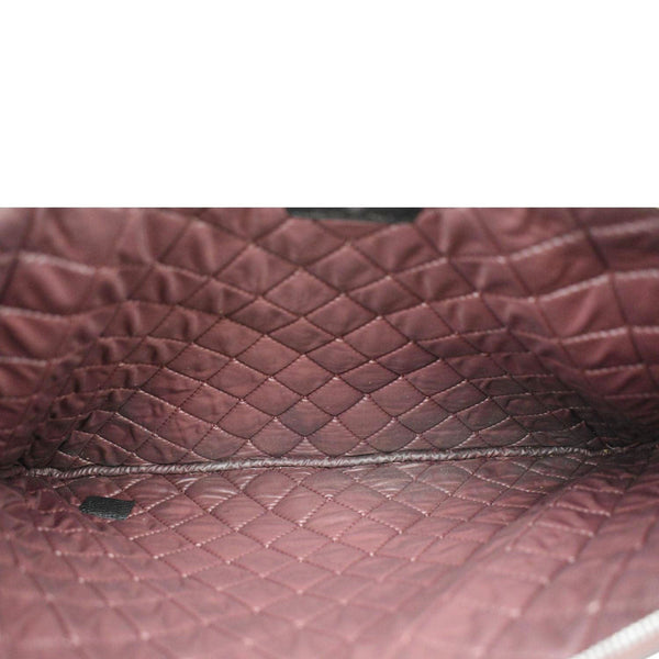 CHANEL Classic O-Case Caviar Leather Zip Pouch Black