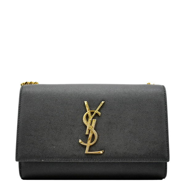 YVES SAINT LAURENT Kate Small Leather Crossbody Bag Black