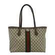 GUCCI Ophidia  Medium GG Supreme Tote Shoulder Bag Beige 631685