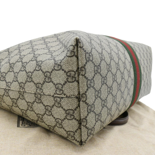 GUCCI Ophidia  Medium GG Supreme Tote Shoulder Bag Beige 631685