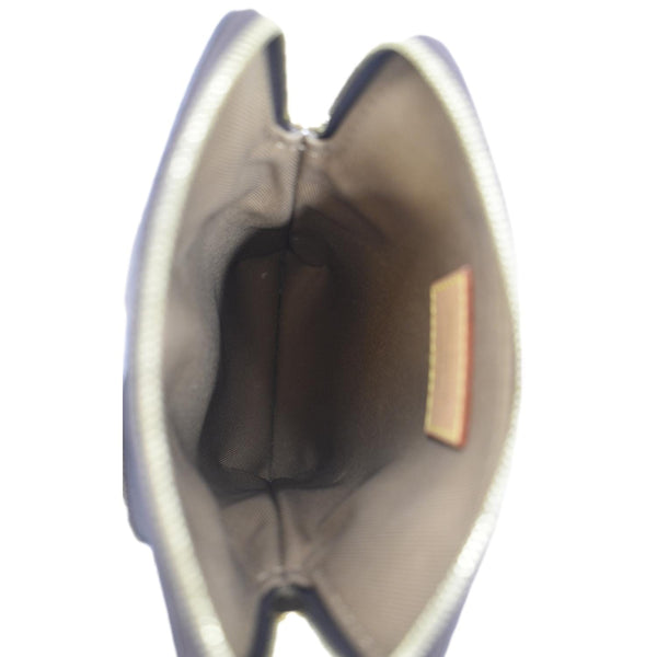 LOUIS VUITTON Utility Phone Sleeve Monogram Canvas Crossbody Bag Brown