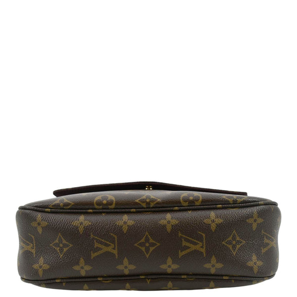 LOUIS VUITTON Mabillon Monogram Canvas Shoulder Crossbody Bag Brown