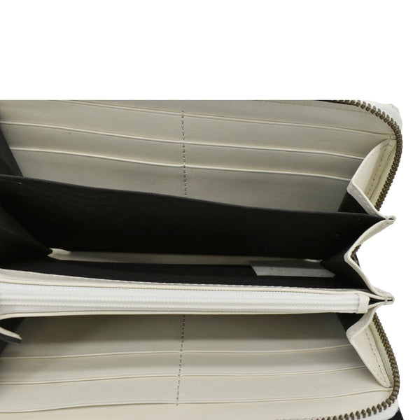 GUCCI GG Marmont Trompe L'Oeil Print Matelasse Leather Zip Around Wallet Multicolor 466490