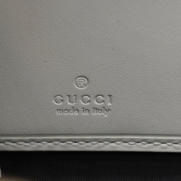 GUCCI GG Marmont Trompe L'Oeil Print Matelasse Leather Zip Around Wallet Multicolor 466490