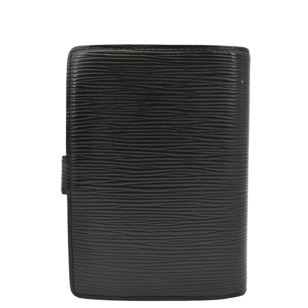LOUIS VUITTON Ring Agenda Small Epi Leather Organizer Cover Black