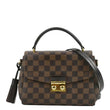 LOUIS VUITTON Croisette Damier Ebene Crossbody Bag Brown