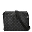 LOUIS VUITTON District MM Monogram Eclipse Messenger Bag Black