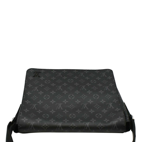 LOUIS VUITTON District MM Monogram Eclipse Messenger Bag Black