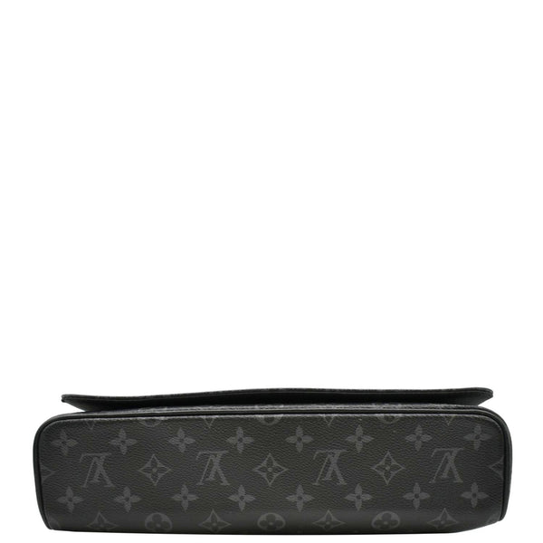LOUIS VUITTON District MM Monogram Eclipse Messenger Bag Black