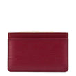 LOUIS VUITTON Epi Leather Card Holder Fuchsia
