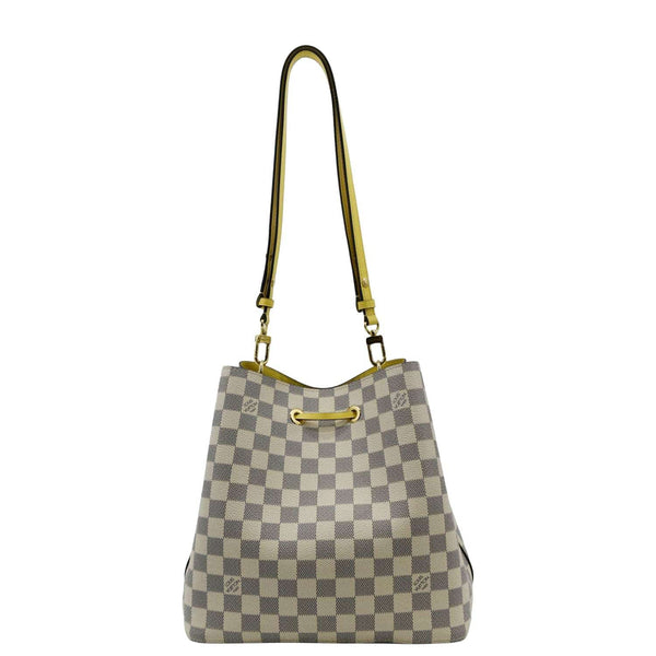 LOUIS VUITTON Neonoe MM Damier Azur Shoulder Bag Pineapple