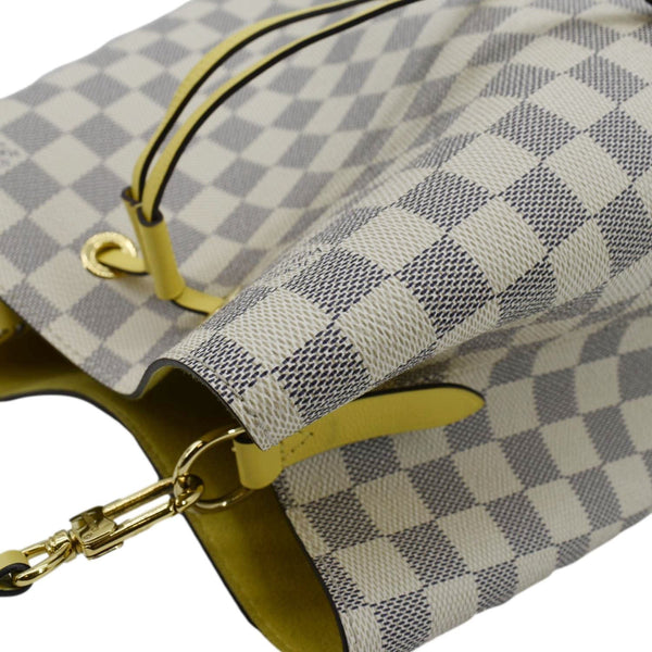 LOUIS VUITTON Neonoe MM Damier Azur Shoulder Bag Pineapple