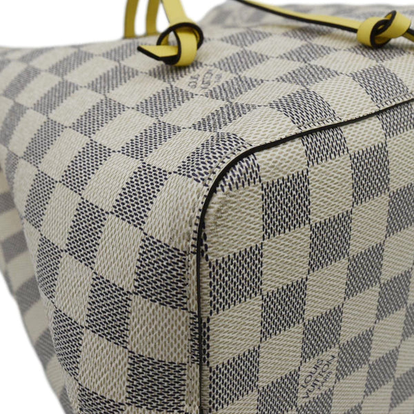 LOUIS VUITTON Neonoe MM Damier Azur Shoulder Bag Pineapple