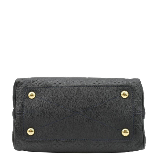 LOUIS VUITTON Speedy Bandouliere 25 Empreinte Leather Shoulder Bag Black