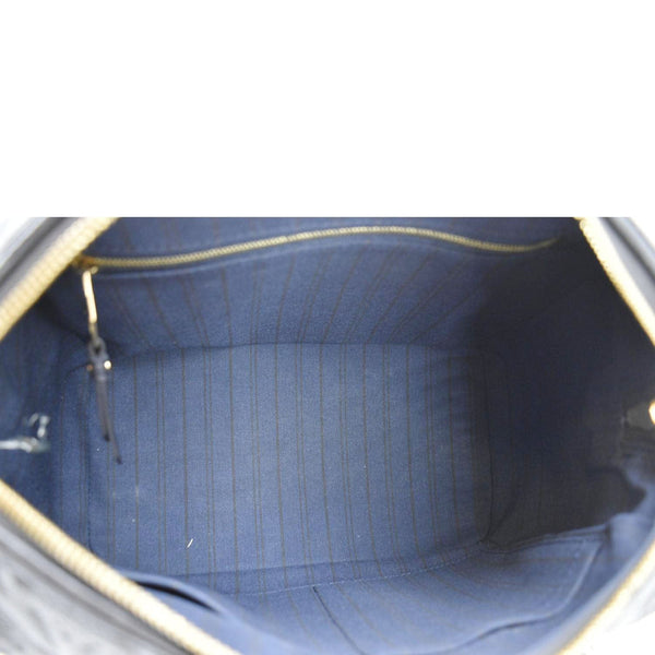 LOUIS VUITTON Speedy Bandouliere 25 Empreinte Leather Shoulder Bag Black