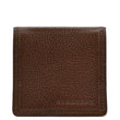 BURBERRY Caviar Leather Coin Purse Brown