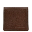 BURBERRY Caviar Leather Coin Purse Brown