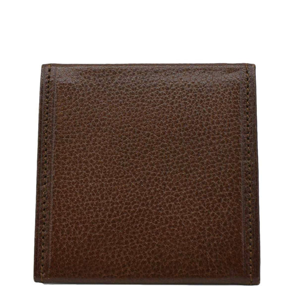 BURBERRY Caviar Leather Coin Purse Brown