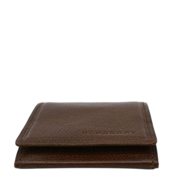 BURBERRY Caviar Leather Coin Purse Brown