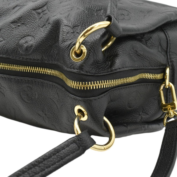 LOUIS VUITTON Ponthieu PM  Empreinte Leather Shoulder Bag Black