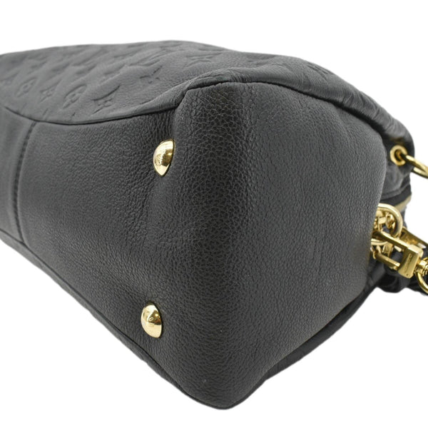 LOUIS VUITTON Ponthieu PM  Empreinte Leather Shoulder Bag Black