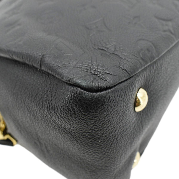 LOUIS VUITTON Ponthieu PM  Empreinte Leather Shoulder Bag Black