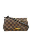 LOUIS VUITTON Favorite PM Damier Ebene Crossbody Bag Brown