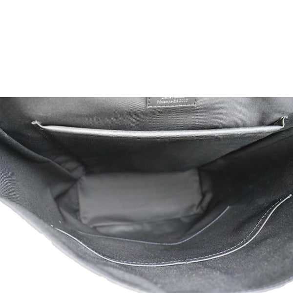 LOUIS VUITTON Steamer Savane Monogram Chapman Canvas Backpack Bag Navy Blue