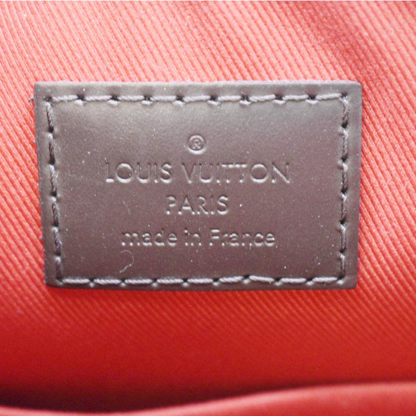 LOUIS VUITTON South Bank Besace Damier Ebene Crossbody Bag Brown