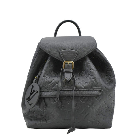 LOUIS VUITTON Montsouris PM Monogram Empreinte Backpack Black