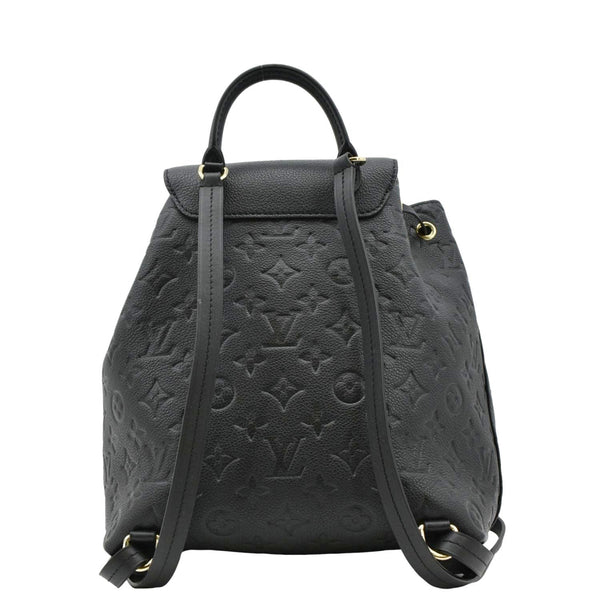 LOUIS VUITTON Montsouris PM Monogram Empreinte Backpack Black