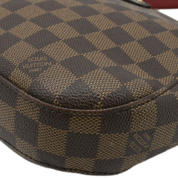 LOUIS VUITTON South Bank Besace Damier Ebene Crossbody Bag Brown