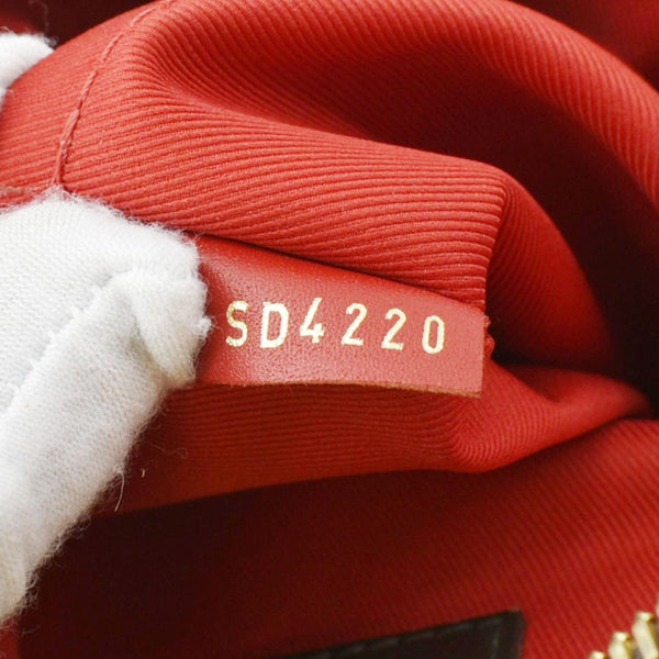 LOUIS VUITTON South Bank Besace Damier Ebene Crossbody Bag Brown