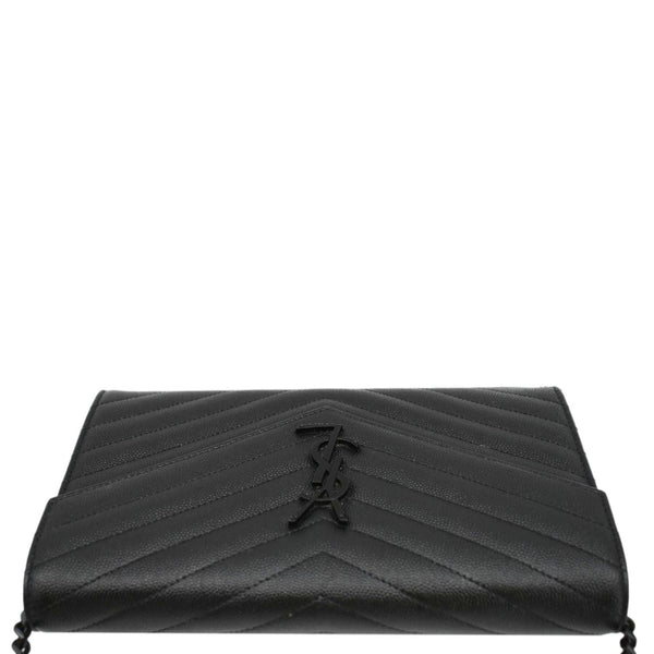 YVES SAINT LAURENT Cassandre Envelope Grain De Poudre Leather top look