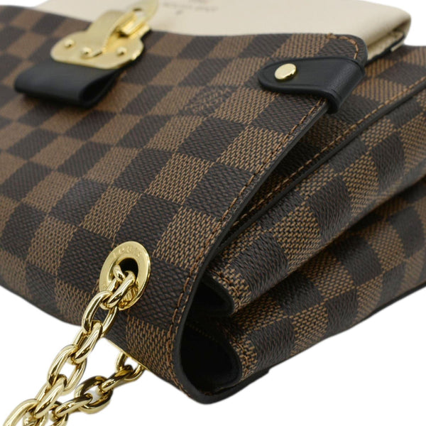 LOUIS VUITTON Vavin PM Damier Ebene Crossbody Bag Cream