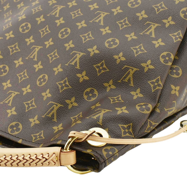 LOUIS VUITTON  Artsy MM Monogram Canvas Hobo Bag Brown