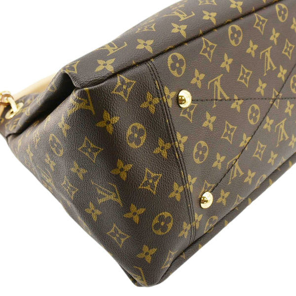 LOUIS VUITTON  Artsy MM Monogram Canvas Hobo Bag Brown