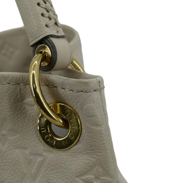 LOUIS VUITTON Artsy MM Empreinte Leather Shoulder Bag Cream